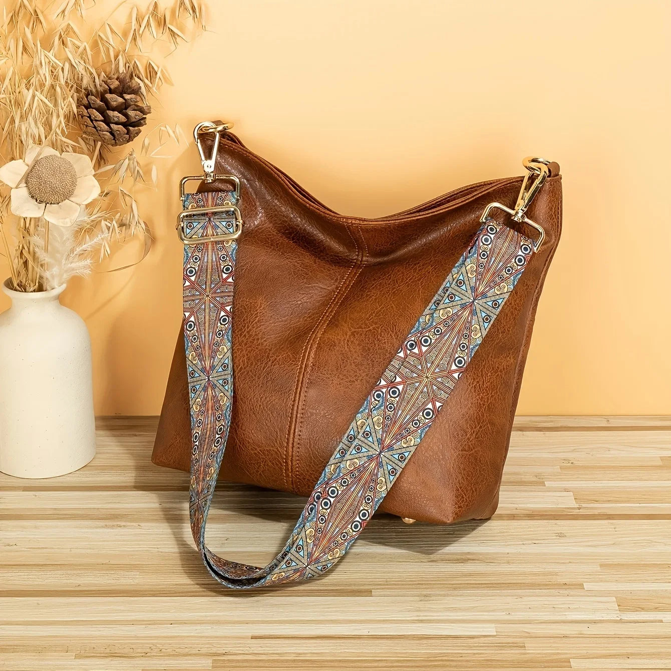 Vintage Sac en Similicuir