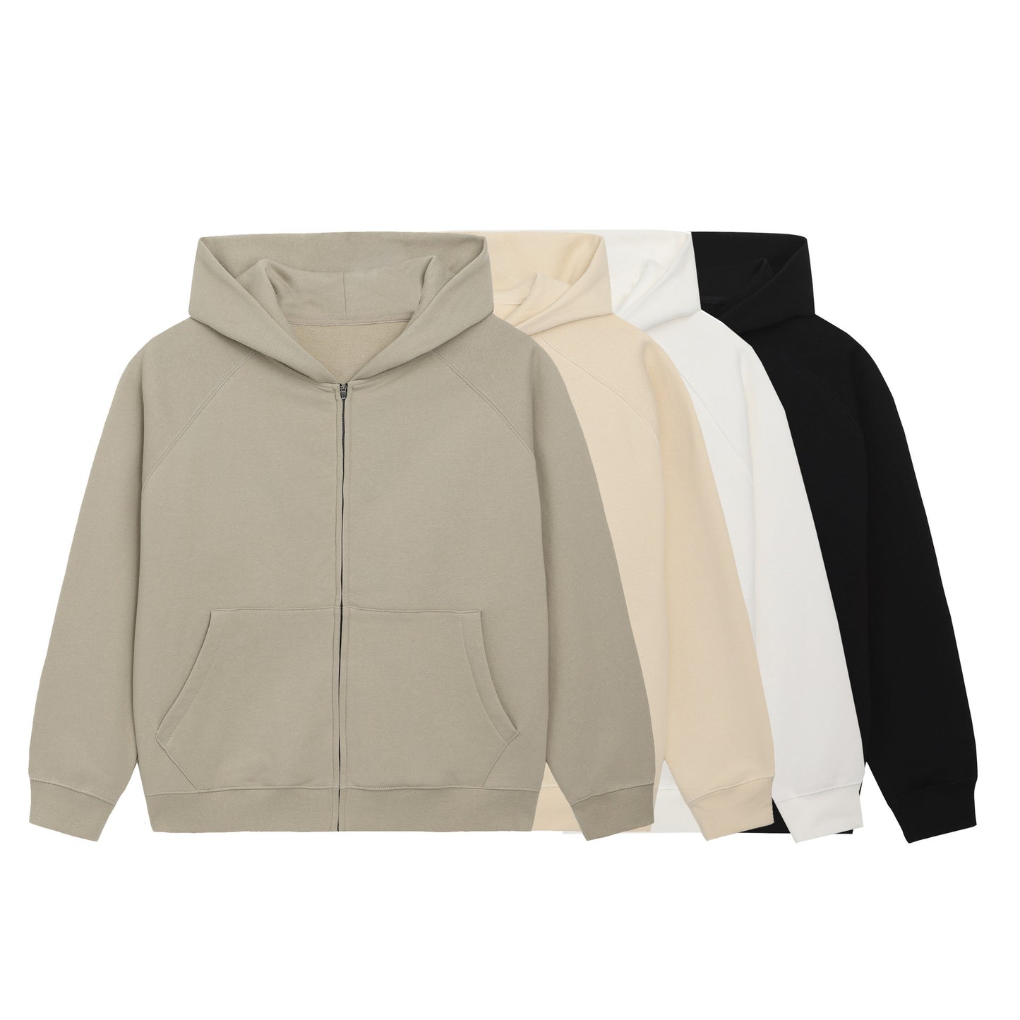 Sweatshirt Zippé FOG – Style Urbain